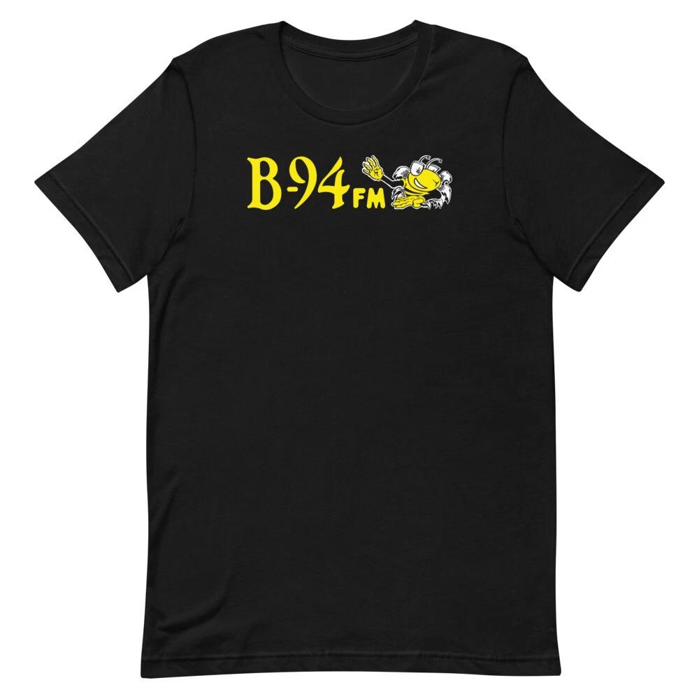 B-94 FM Pittsburgh PA Radio Vintage Style Graphic Tee Shirt Unisex t-shirt L