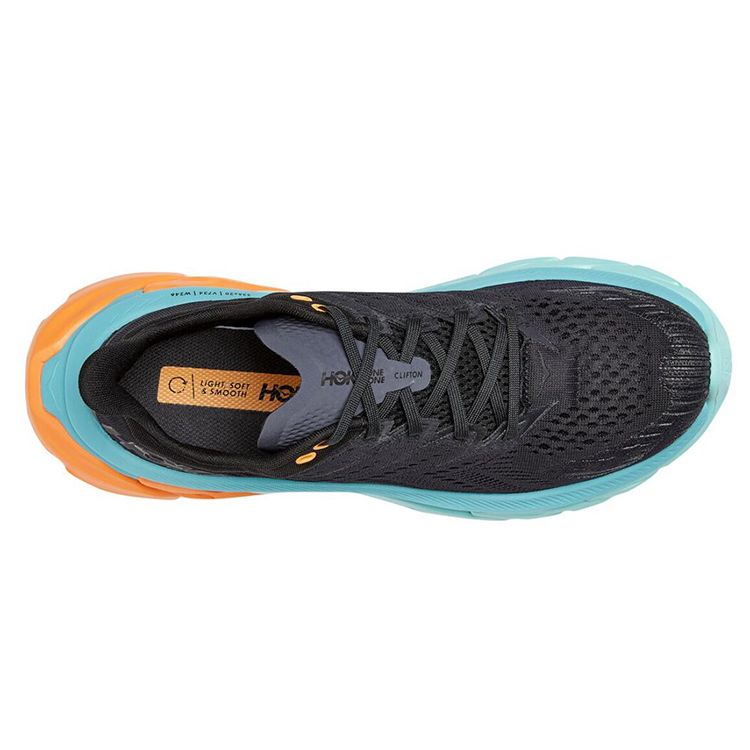 HOKA One One Clifton Edge Black Aquarelle Pánské tenisky 1110510-BAQR
