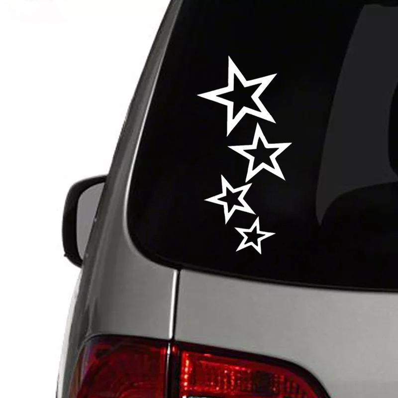 12x24 Cm Stars Car Sticker Vinyl Car Decal Waterproof Stickers On Car Truck Bumper Rear Window No Background
