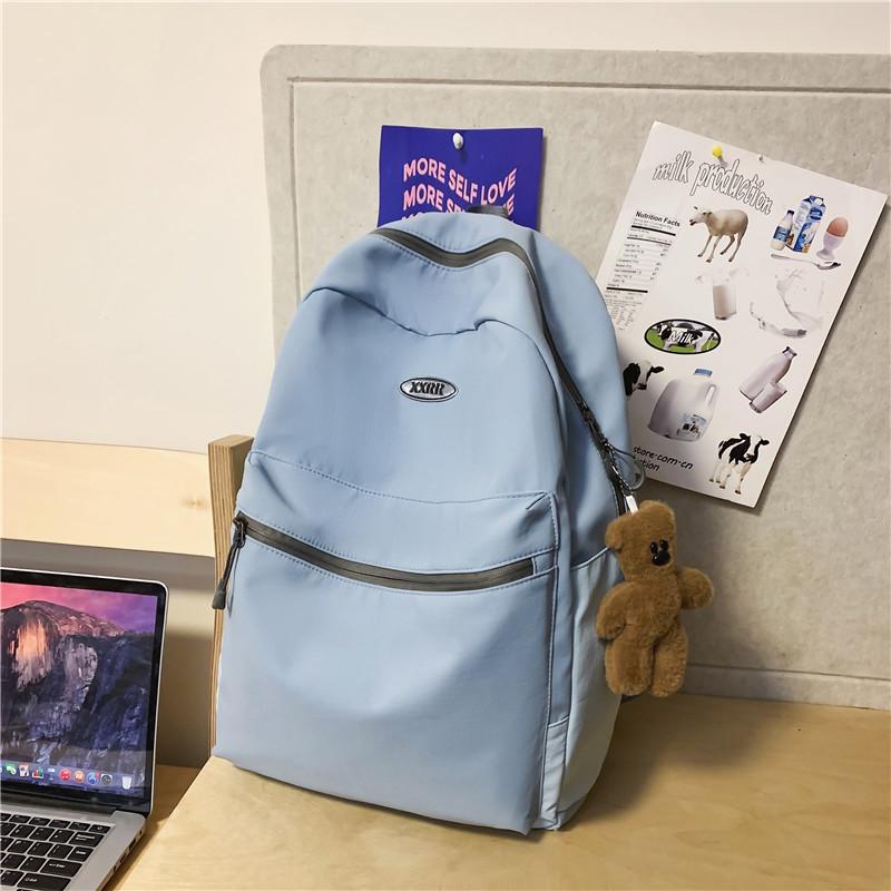 School bag School bag Female college student Versatile Harajuku simple backpack Girls commuting shopping small backpack