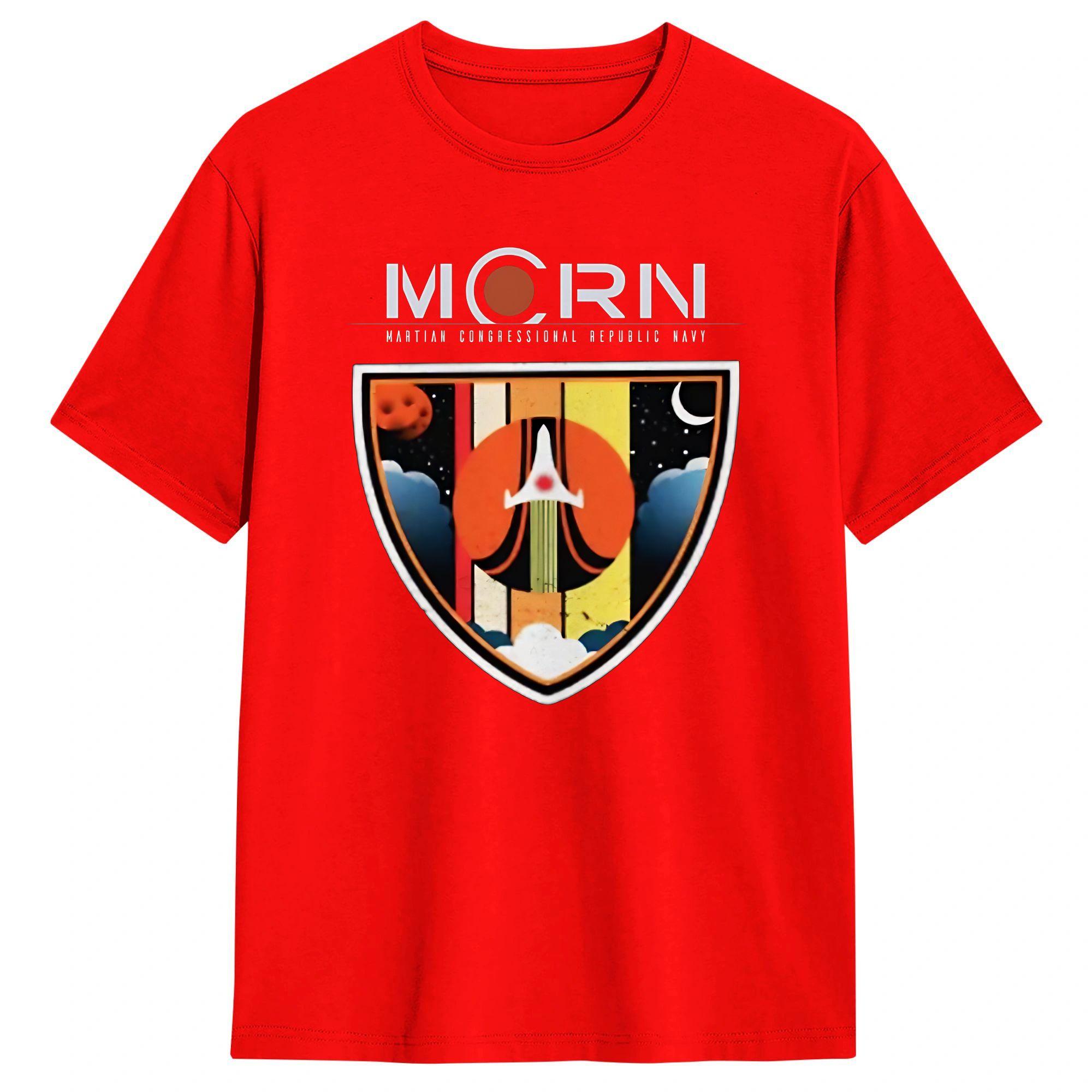 The Expanse  MCORN Logo T Shirt Beach  Cotton T Shirts For Unisexs Pattern Tee Shirt Short Sleeve Vintage Tops S