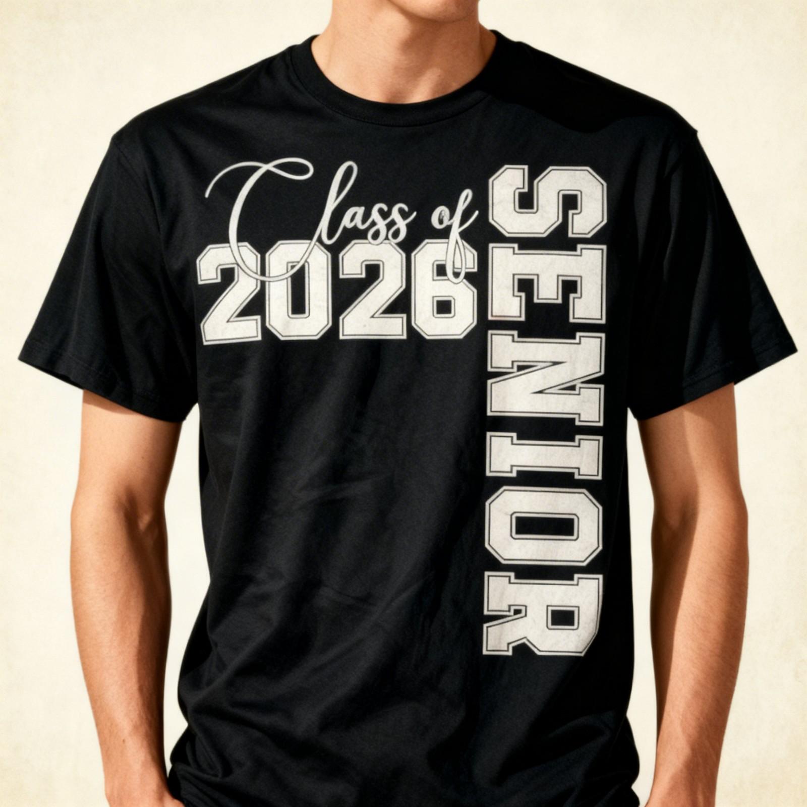Senior 2026 Graduation My Last First Day Of Class Of 2026 Unisex T-Shirt L