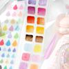 50mm * 2m Life Spectrum Serie PET Glitzer Sand Stanzaufkleber Kreatives Notizbuch DIY Scrapbook Handgemacht Ästhetische Aufkleber