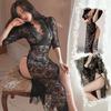 Lingerie Sexy Lingerie Large Size Dress Long Cosplay Sexy One Piece Sexy Dress Slit One Piece Extreme Super Extreme SEXY Big Size 2L 3L 4L 5L Body