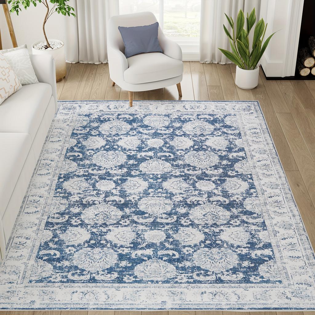 Covor Boem Vintage Zonă Mare Living & Dormitor Covoraș de Podea Zonă Sală de Mese & Dressing Covor Ușor de Întreținut Decor Acasă