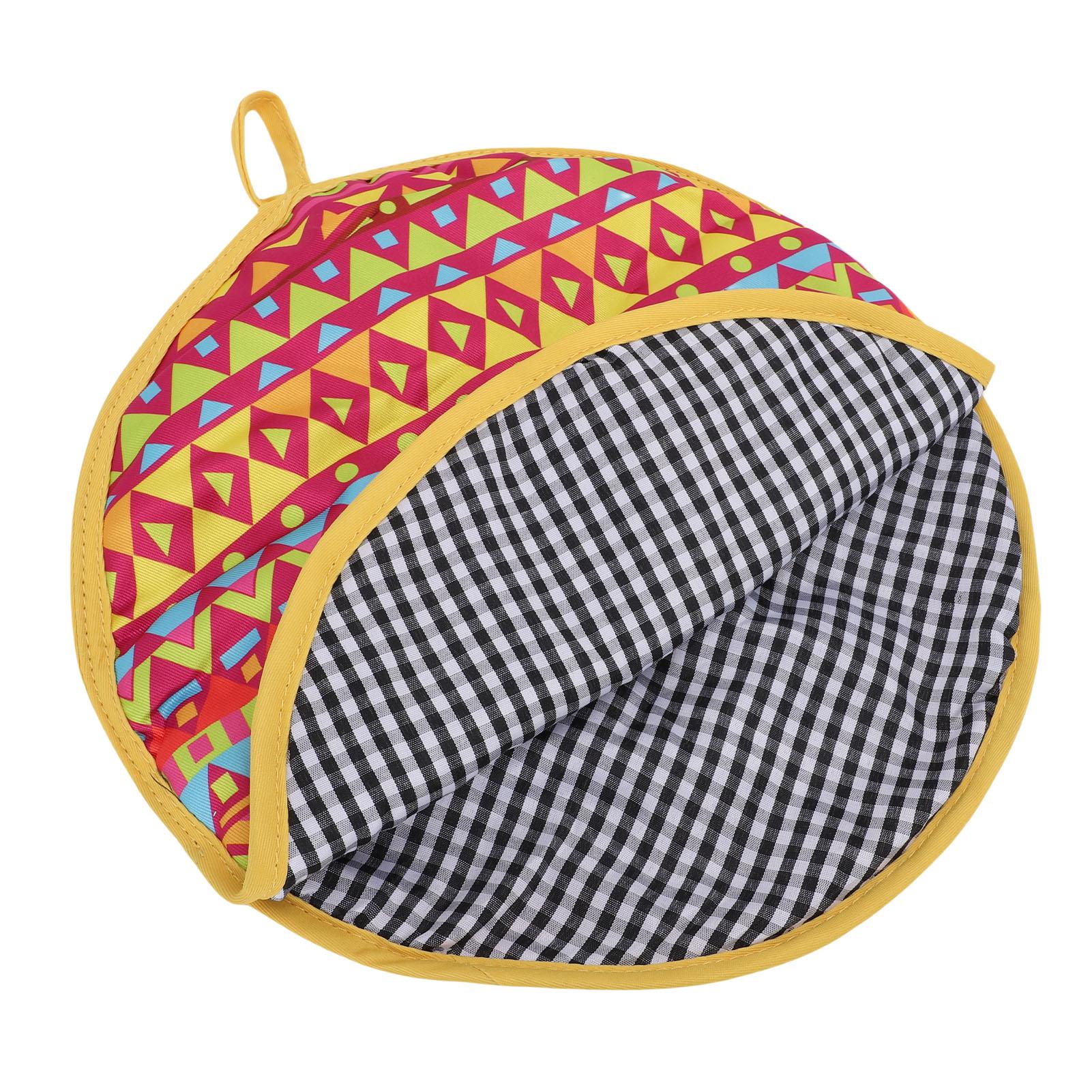 

Tortilla Warmer Pouch Insulated Soft Cloth Holder for Warm Tortillas Naan Wraps Picnics
