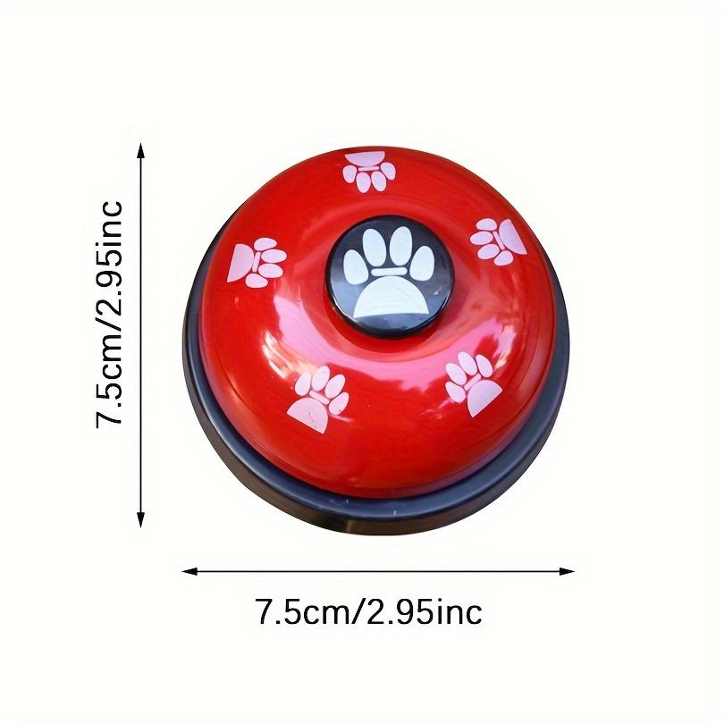 

Мультяшный отпечаток лапы, колокольчик для дрессировки питомца, многофункциональные звуковые игрушки для кошек и собак, колокольчик для заказа, колокольчик для питомца красный