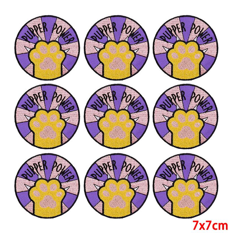 10 Pcs/lot Wholesale Embroidery Patch Iron On Patches For Clothing Patches On Clothes Jackets Decor Applique Sew Supplies