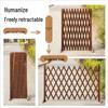 Anticorrosive Wooden Garden Fence: Outdoor, Courtyard Railing, Flower Stand & Climbing Frame