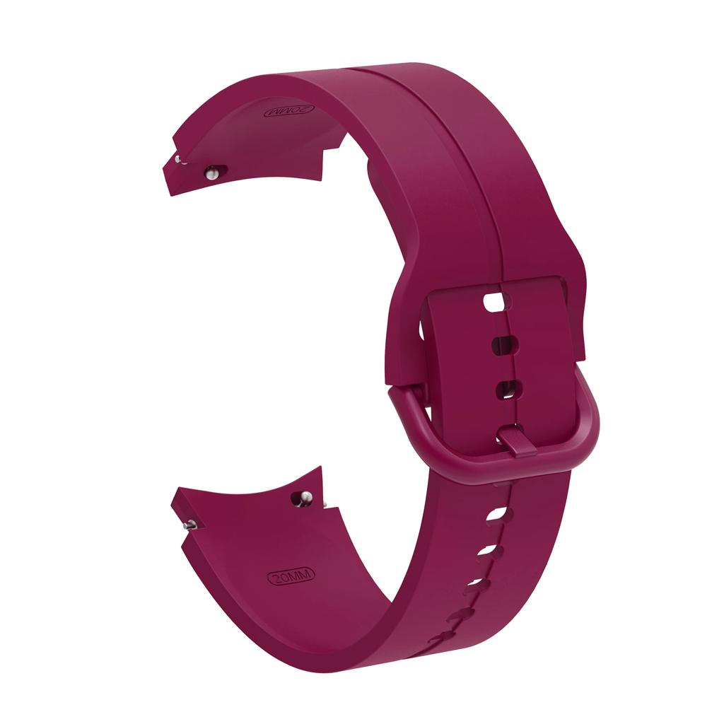 Silicone Strap For Samsung Galaxy Watch 7/6/5/4 40mm 44mm Color tonal buckle bracelet For Galaxy 6 Classic 43mm 47mm 5 Pro Belt