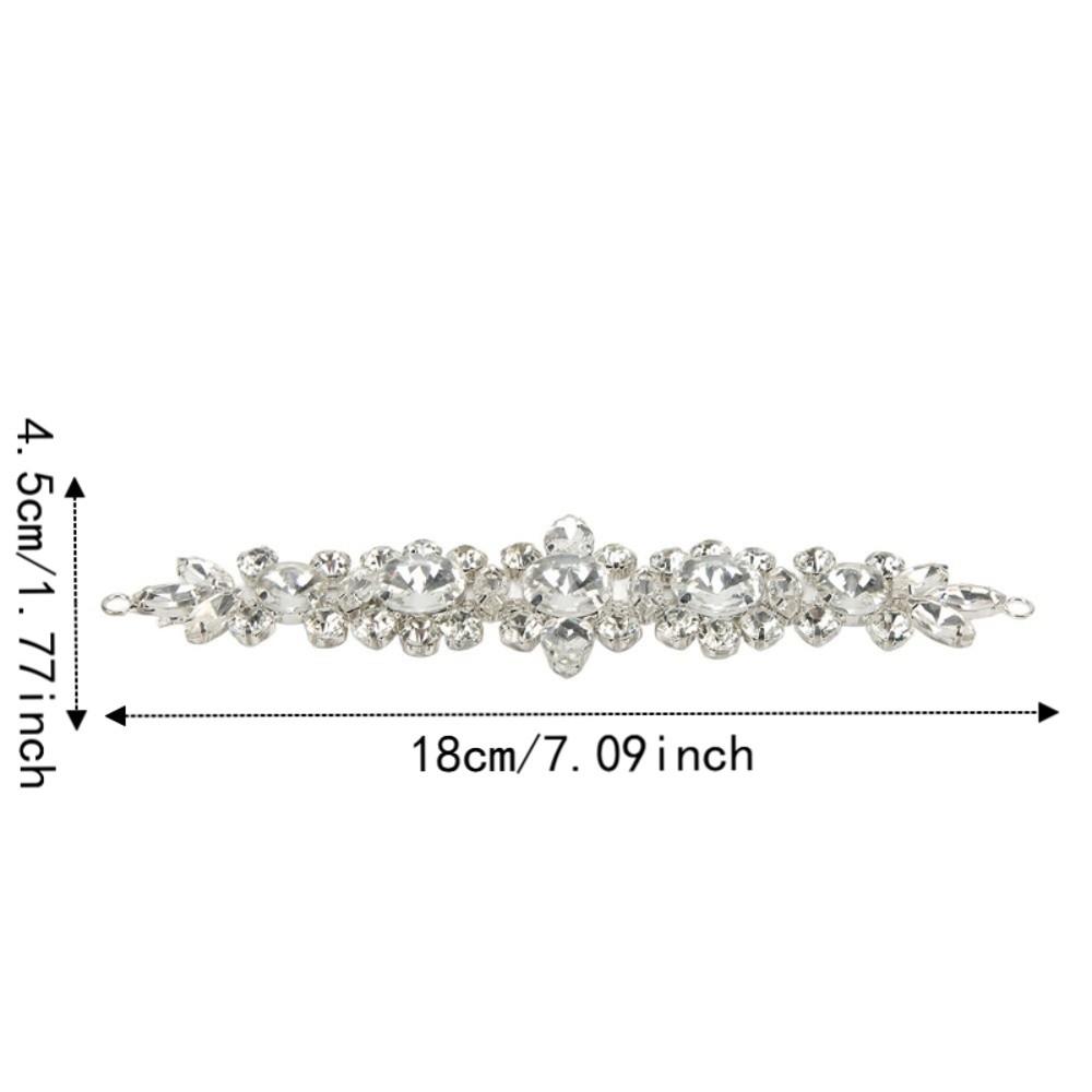1pcs Wedding Accessories Rhinestone Chain Crystal Beaded Waist Chain DIY Garment Decoration