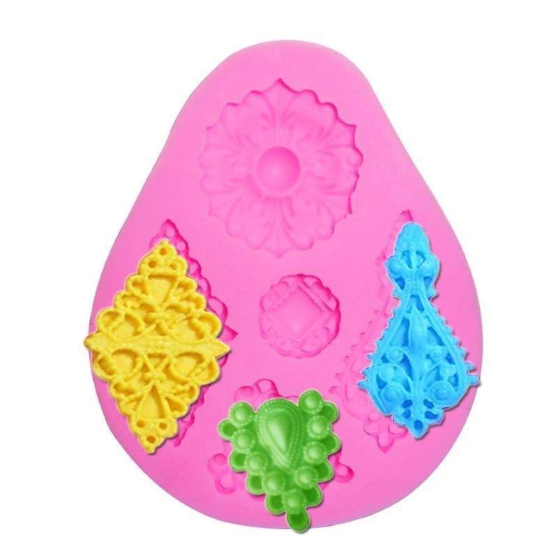 1 Pcs Diamond Shape Cake Molds Diamond Jewelry Silicone Cake 3d Decoration