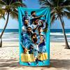 Manchester City Beach Towel Super Soft Microfiber Quickdry Fabric Comfortable Lightweight
