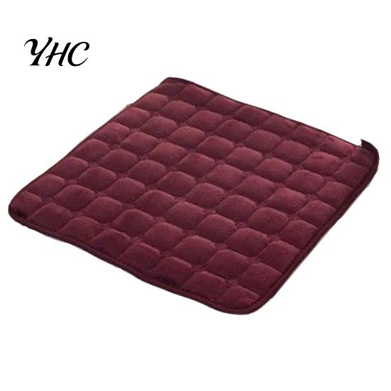 Cuscino per Seduta Tappetino per Sedia Peluche Confortevole Quadrato Antiscivolo Cuscino per Divano per Casa Ufficio Esterni