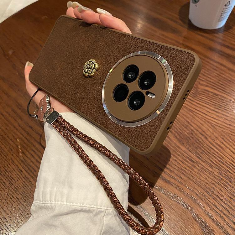 Applicable VIVOX200Pro Camellia mobile phone case s20 retro moon pit leather pattern X90 advanced sense Y78 protective case