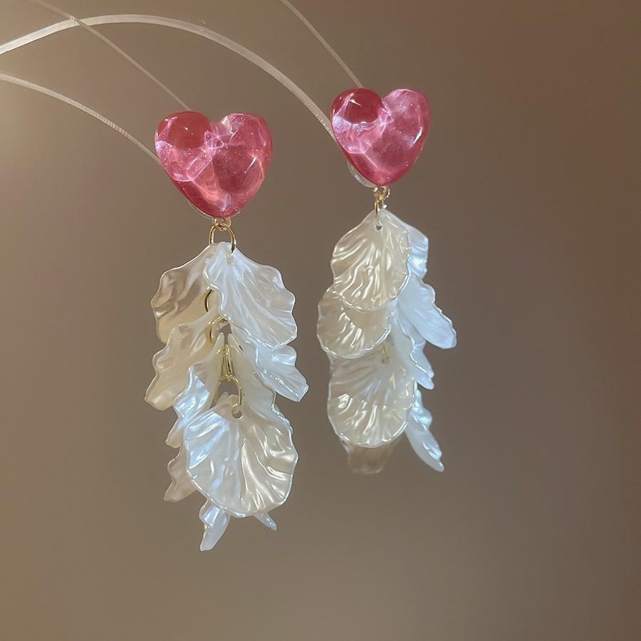 Fashion Earrings, Retro Light Luxury Long Style Earrings, Fresh and Sweet Earrings, High-end Sense Earring Jewelry Gift