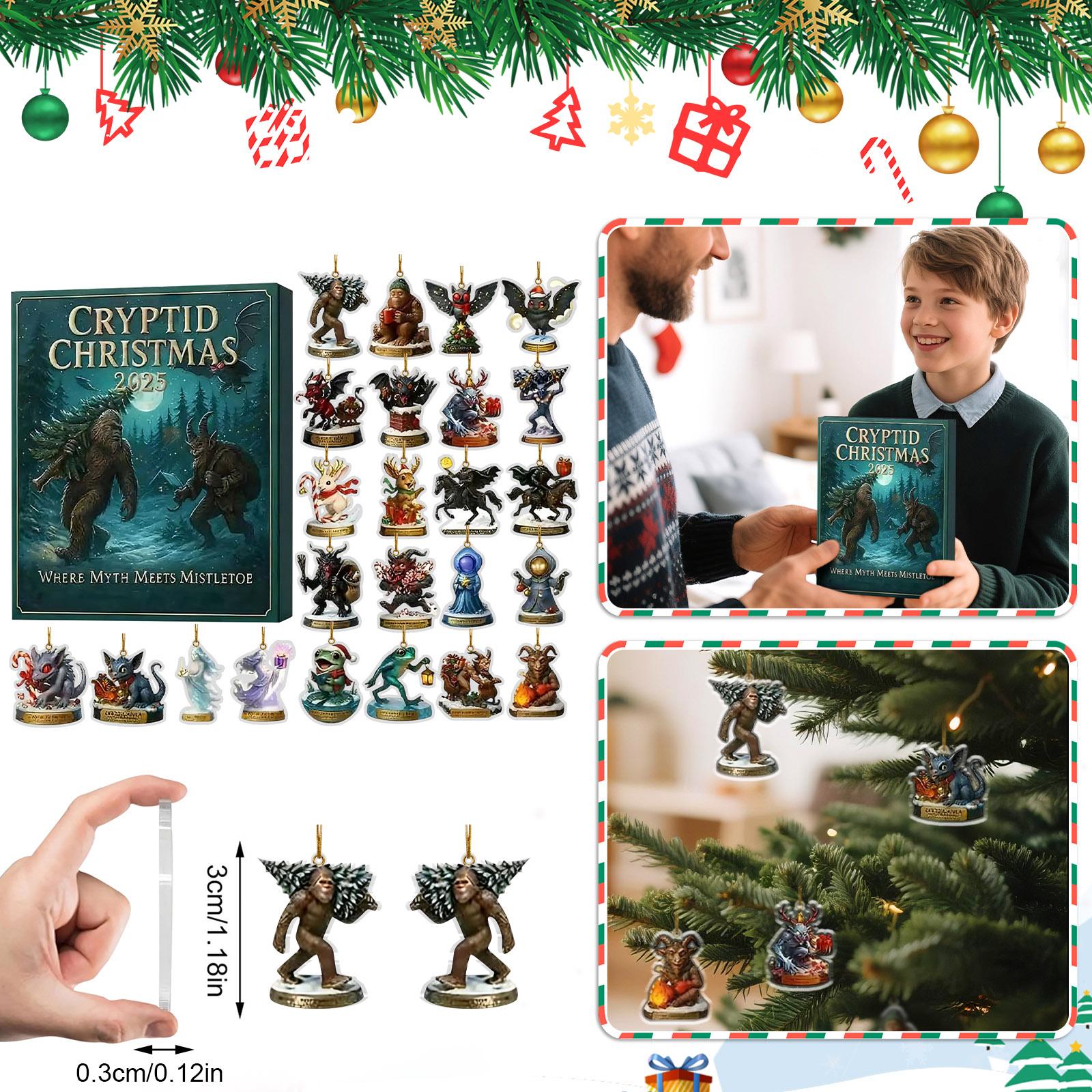 

Адвент-календарь содержит 24 подарка, милые фигурки кукольный адвент-календарь, календарь обратного отсчета с игрушками-сюрпризами, коллекционные фигурки в подарок для детей One Size