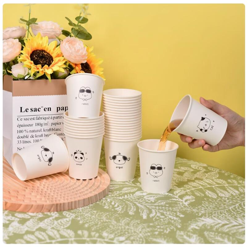Sanbila Disposable Cartoon Animal Paper Cups