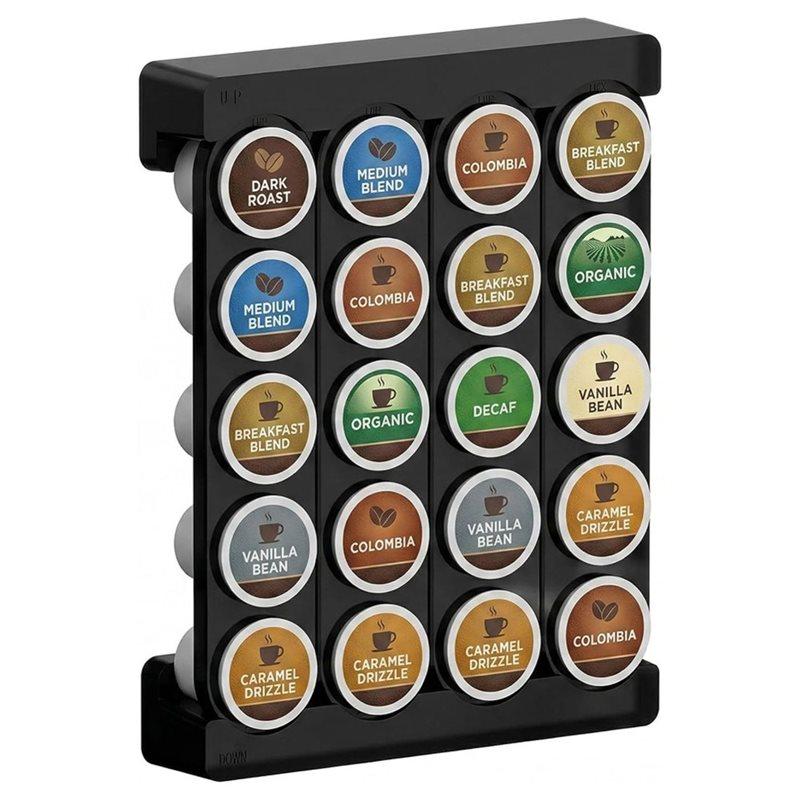 B97A-Wandmontierter Kaffeekapselhalter Kaffeekapselhalter Wandaufbewahrung Kaffeekapsel-Organizer