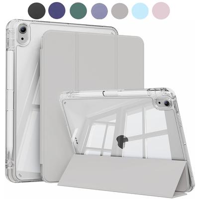 Custodia per iPad 5 6 7 8 9 10 11 Air 1 2 3 4 5 6 7 Mini 6 7 PC Guscio Posteriore in Acrilico Trasparente Opaco Auto Sveglia/Sonno