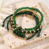 Hot-selling Retro Five-color Rice Bead Bracelet Four-piece Set Versatile Handwoven Bracelet Bracelet Jewelry Set