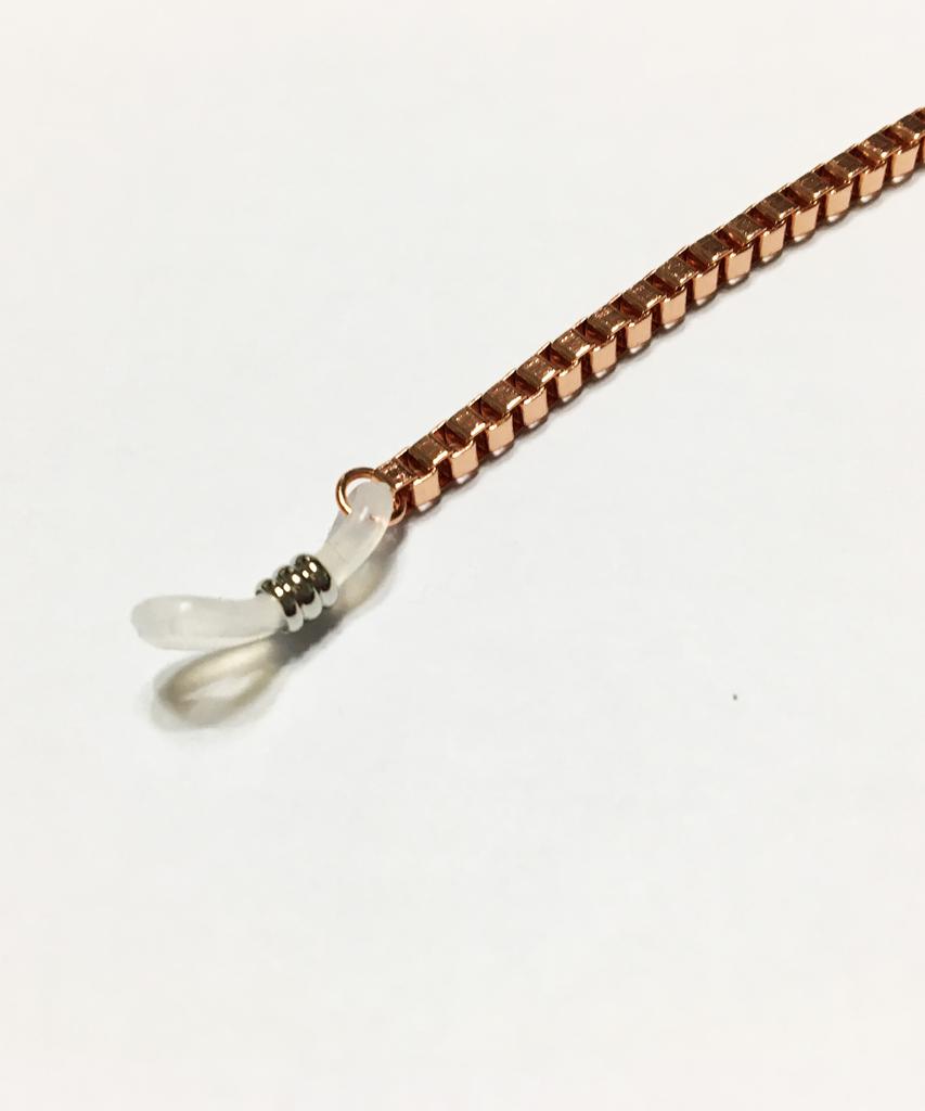 Segseuto [Surgical Steel][Eyeglass Chain] W-Type 004 E.L Rosegold