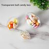 Set of 10 Transparent Confectionery Jar Eye Catching Sweet Storage Container Candy Canister for Christmas Enthusiasts