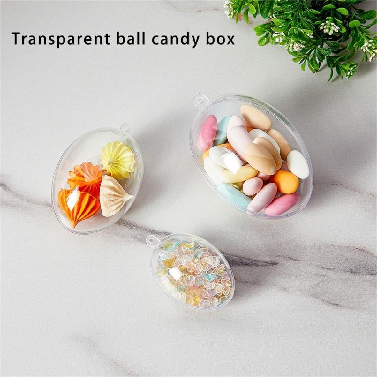 Set of 10 Transparent Confectionery Jar Eye Catching Sweet Storage Container Candy Canister for Christmas Enthusiasts