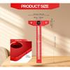 Saker Woodworking Scriber Marking Line Ruler, Adjustable Aluminum Alloy Sliding T-Square Ruler,Precision Line Drawing Aid Ruler with Angle Adjustment