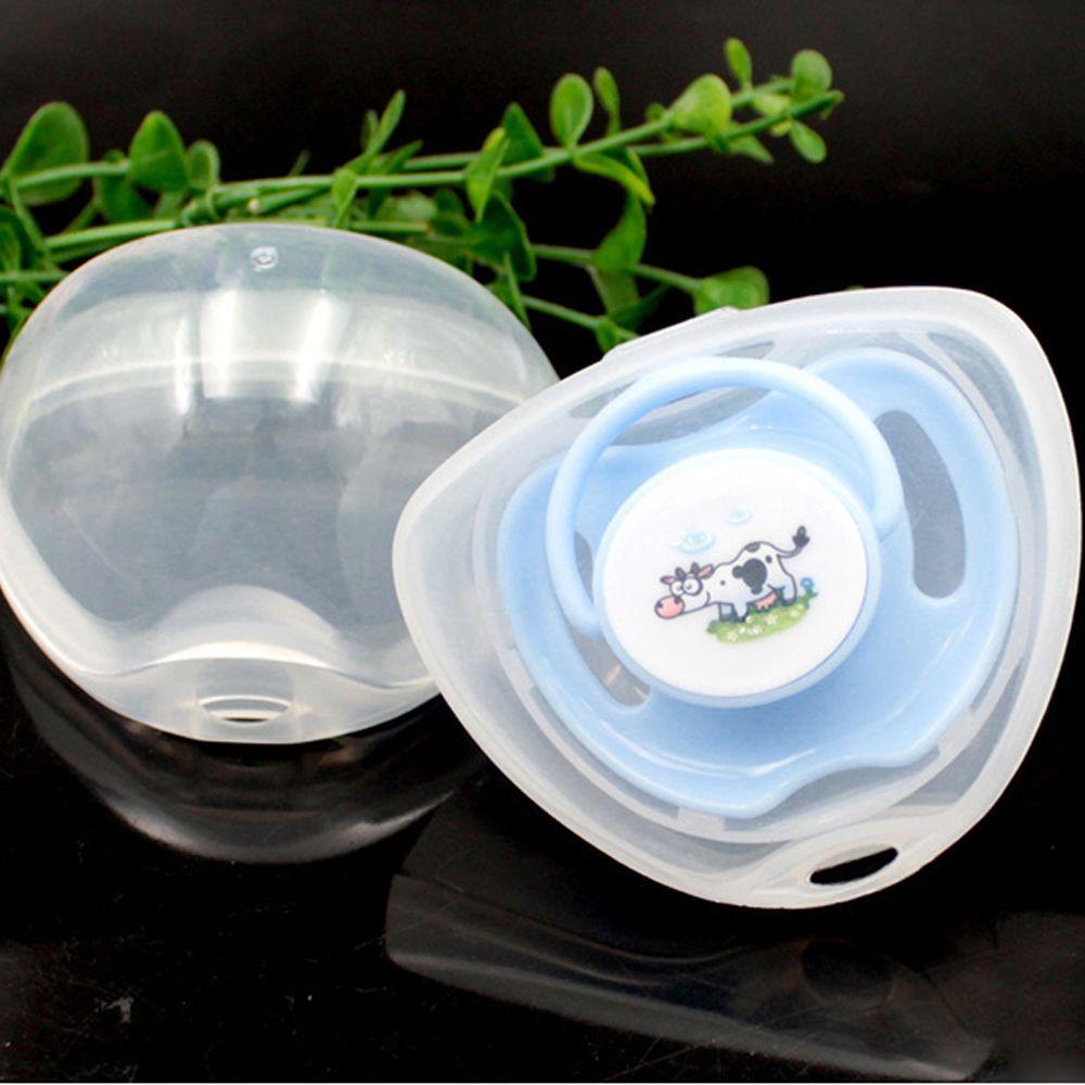 Transparent Simple Infant Holder Case Baby Boys Storage Box Plastic Pacifier Box Nipple Box