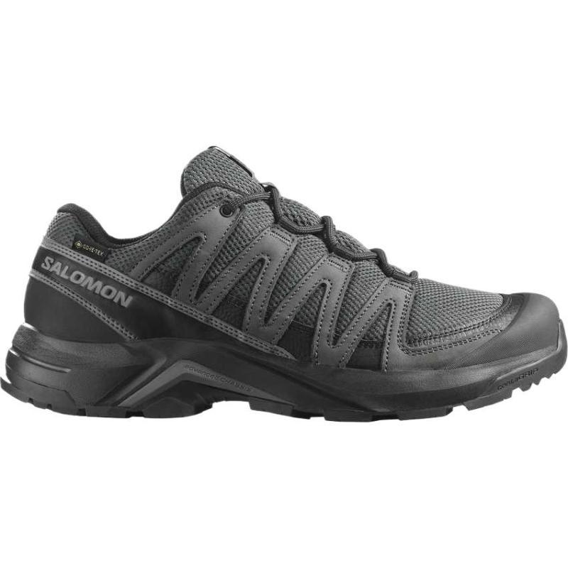 SALOMON X Adventure Low Top Mountaineering Shoes Men's Black Gray Sneakers 478092