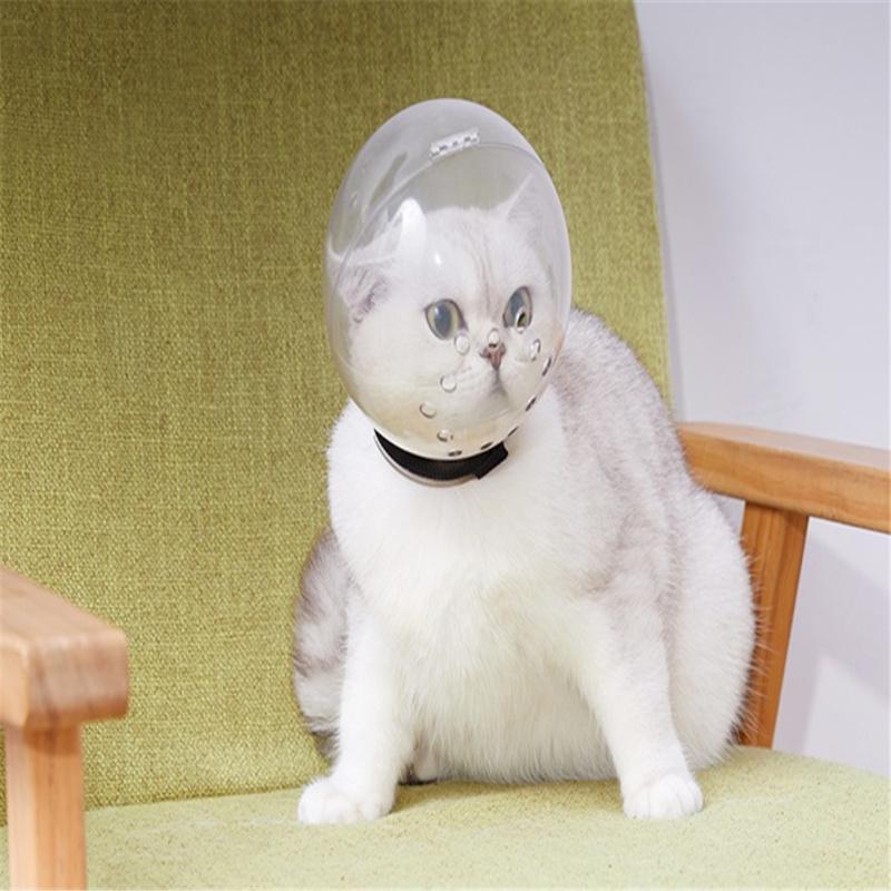 Cheap Adjustable Hood Cat Breathable Head Cover Mouth Guard For Cats