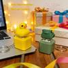 Żaba Rechocząca Fidget Toy Breloczek do Kluczy Rechargeable Frog Keychain With Sound LED Lights Funny Frog Keyboard Clicker Odstresowujący