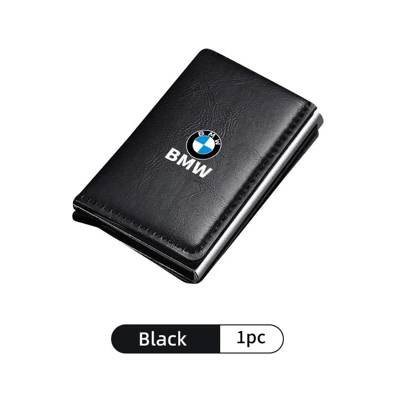 BAGX5 Adesivo Auto Caldo Per Portafoglio Uomo BMW Porta ID Carte di Credito Portafoglio RFID Custodia Pop-up per Carte Bancarie Per BMW E46 E90 E60 F30 F10 E39 E36 F