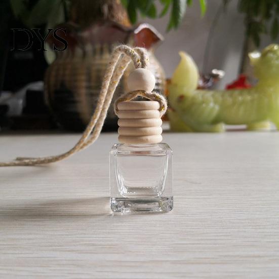Car Air Freshener Ornament Perfume Bottle Pendant, Creative Hanging Diffuser Customizable Scent for Vehicle, Portable Essential Oil Holder,