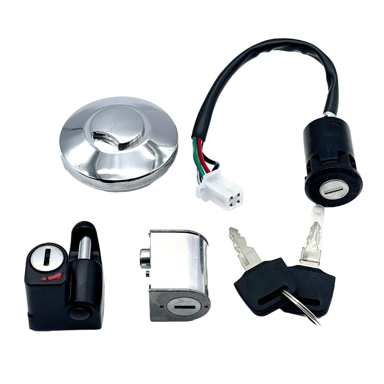 

Крышка бензобака Crown Doris Universal, набор из 5 штук для Honda Monkey Gorilla Cub серебряный