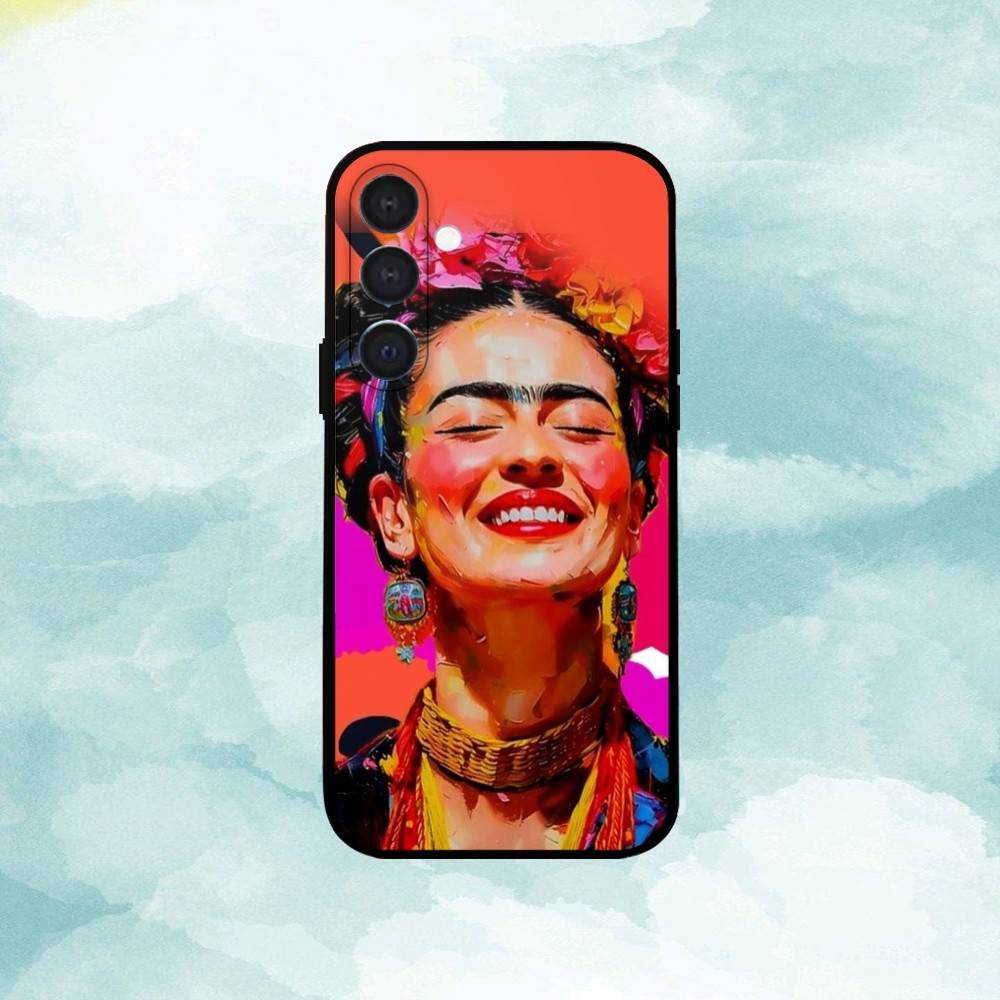 Fashion F-FridaS-S K-Kahlo  Phone Case For Samsung  A73,A21s,A22,A31,A32,A52,A53,A71,A80,Soft Black Shell