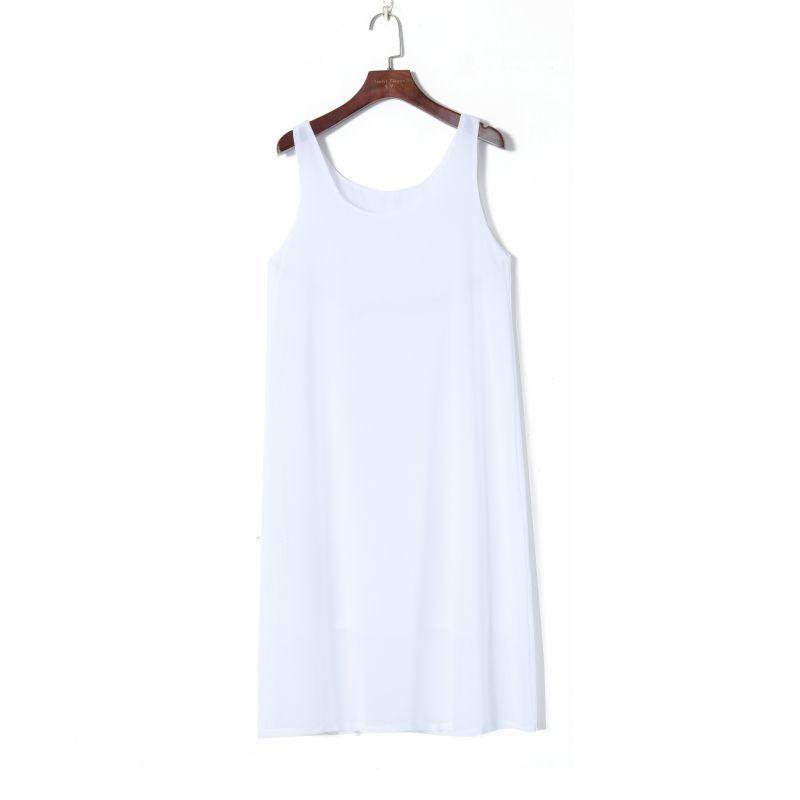 

Женская одежда Летняя элегантность Свободное платье-пуловер, визуально стройнящее White M