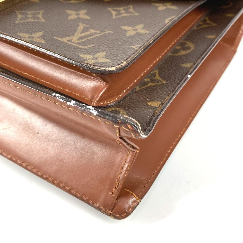 Louis Vuitton M51185 Monogram Monceau 28 document bag Hand Bag Canvas Brown