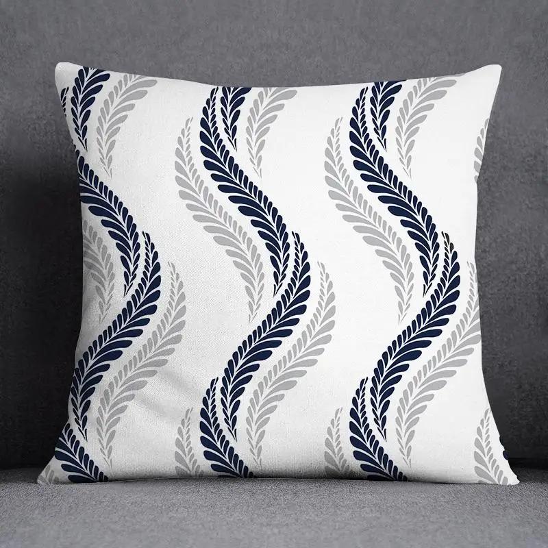 Retro Butterfly Home Decoration Pillowcase Square Office Cushion Cover