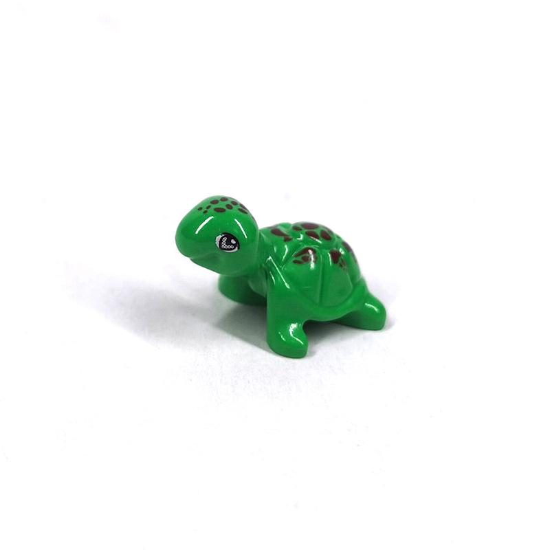 Compatible Mosaic Building Block Toy Goat Seagull Penguin Fish Sheep Animal Print Farm Diy Parts