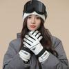 Windproof Snowboard Gloves Keep Warm Full Finger Mittens Simple Cycling Mittens  Man
