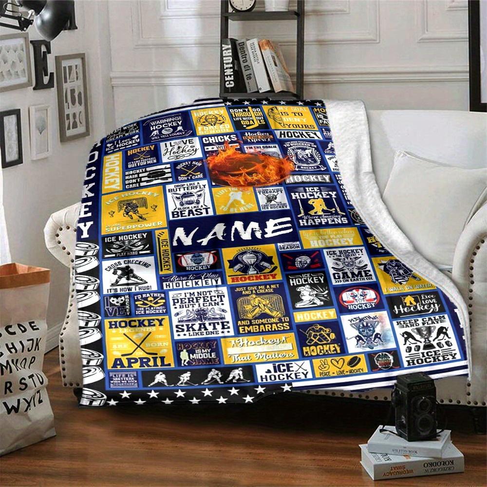 Home Hockey Fashion Blanket Used For Home Decor Gift Ideal For Birthday Gifts Graduation Presents And Moret17