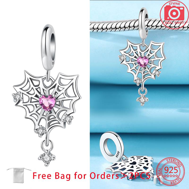 Forever Love Heart Pendant Beads Fit Original Charms Copper Bracelets Beads For Women Diy Jewelry Making Gift