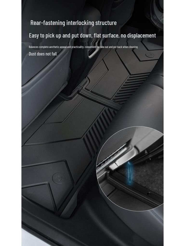 TPE Floor Mats for XPeng Mona 03 Max, dual-color injection, interior upgrade.