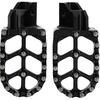 CRF50 Foot Pegs,CRF 50 Footpegs 2025 2024-2013 Dirt Pit Bike,CNC Aluminum AlloyMotorcycle,Wider Platform,Black