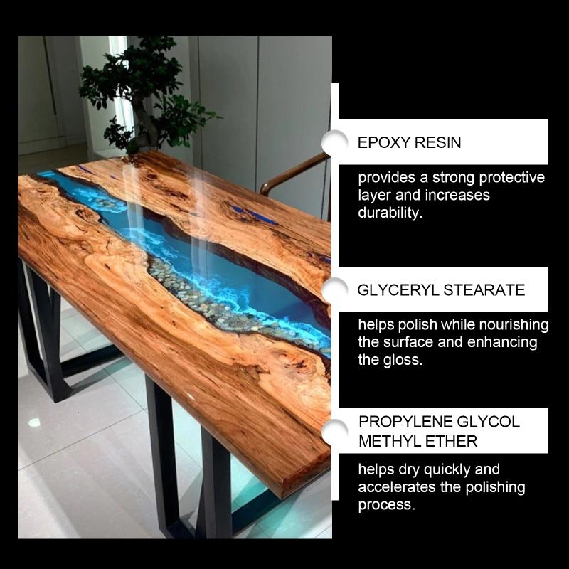 Resin Polishing Compound Kit for Epoxy Desktop Arts Smooth Scratch Removal Set Home Decoration Projects