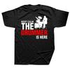 Mens Tops Tee Keep Calm The Drummer Is Here Printing T Shirt For A Drummer And Drums Cotton Short Sleeves O Neck TShirt Tshirt