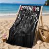Survival Horror Saga Beach Towel Microfiber Beach Towel, Lightweight and Quick-Dry, for Summer Travel, Swimming Pool Fan Birthday Gift