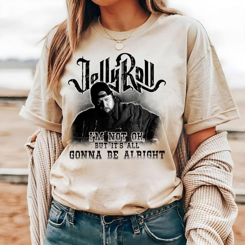 Jelly R0ll I m Not Okay Shirt, Jelly Roll 2024 Concert T-Shirt N2509_02 S